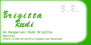 brigitta rudi business card